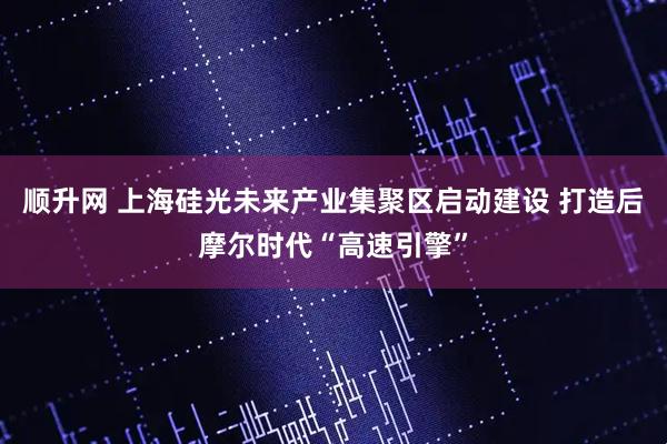 顺升网 上海硅光未来产业集聚区启动建设 打造后摩尔时代“高速引擎”
