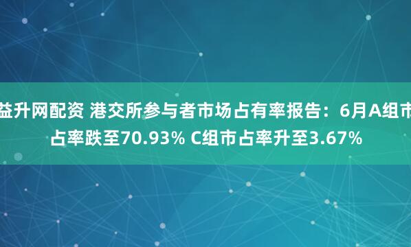 益升网配资 港交所参与者市场占有率报告：6月A组市占率跌至70.93% C组市占率升至3.67%